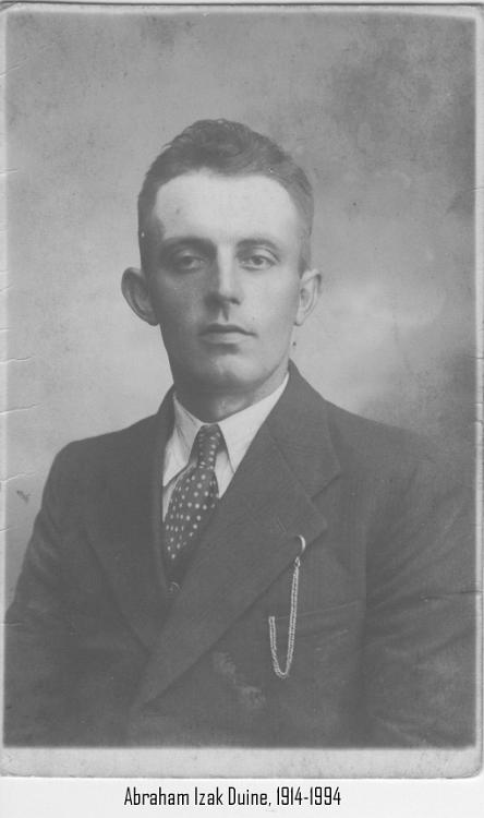 Abraham Izak Duine 1914
